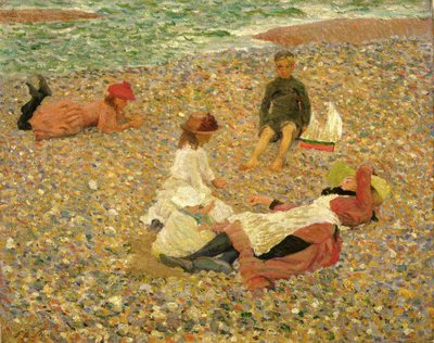 Knucklebones, Walberswick, 1888-89 by Philip Wilson Steer